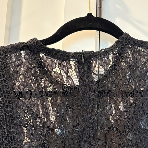 Zara Black Lace Blouse - Picture 7 of 8